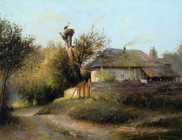 Сельский пейзаж Юрий журка