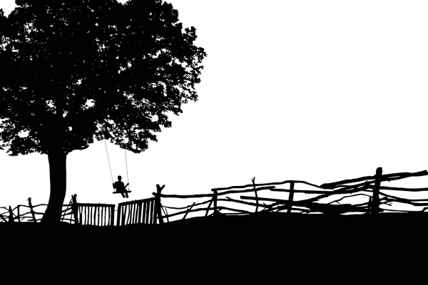 Силуэт деревни