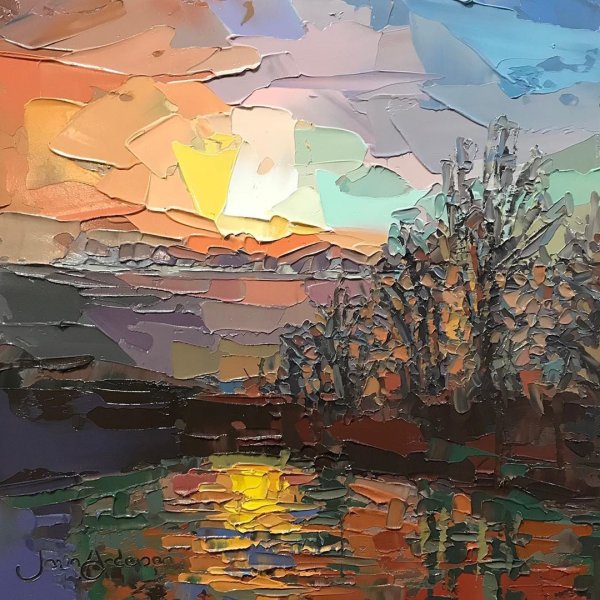 Живопись мастихином Валерий Федорчук