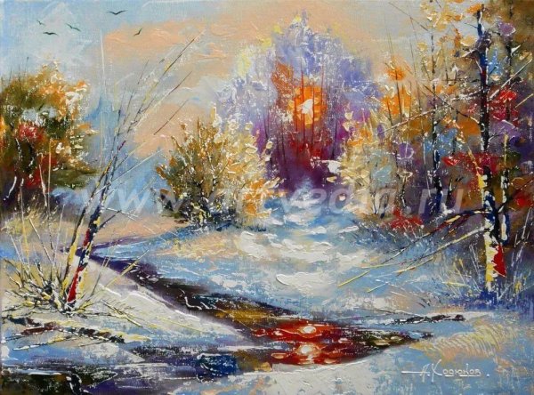 Анастасия Крайнева художник живопись цветы (мастихином)