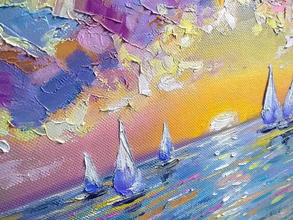 Наталья Ширяева картины мастихином