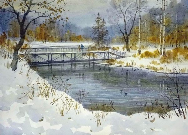 Художник-акварелист Солодов Николай