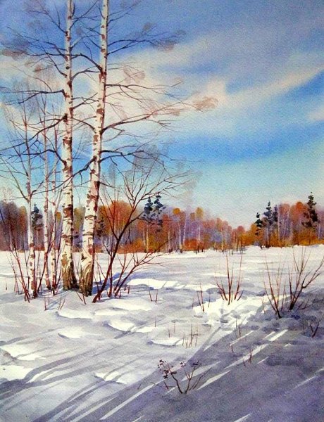 Михаил Кузнецов художник акварель