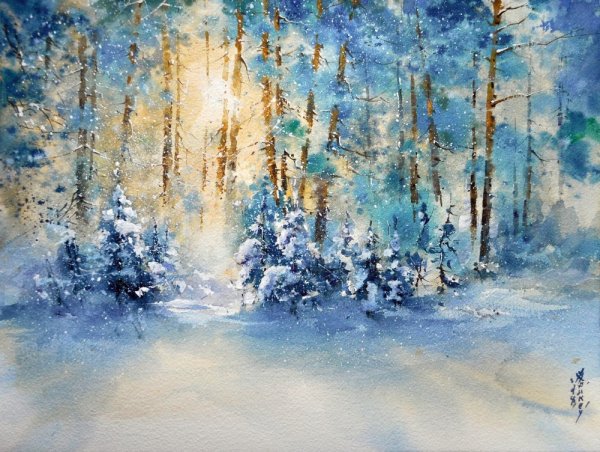 Акварели художника Солодова Николая