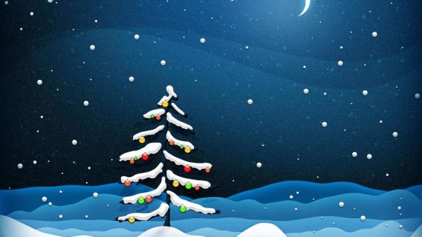 Новогодняя елка рисунок