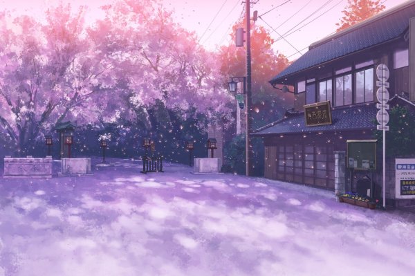 Аниме улица для гача лайф вечер