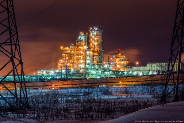 Индустриальный пейзаж Набережные Челны