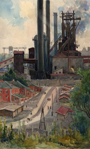 Индустриальный пейзаж Пенри Уиллиамс