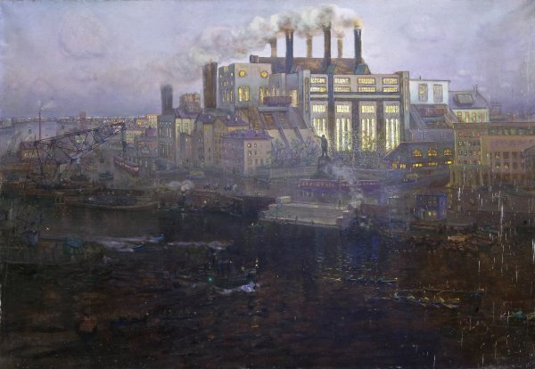 Александр Попов Индустриальный пейзаж
