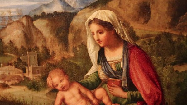 Мадонна Кастельфранко Джорджоне картина