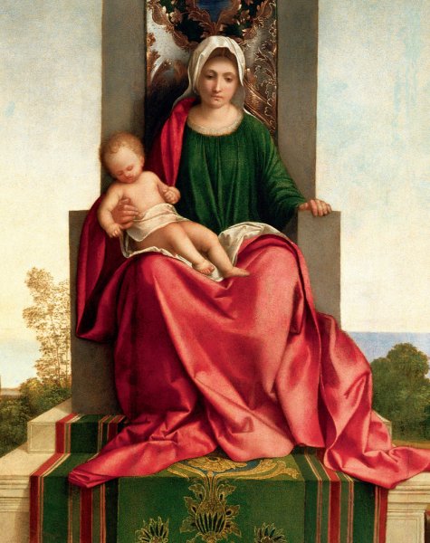 Мадонна с младенцем и святыми Антонием Падуанским и роком