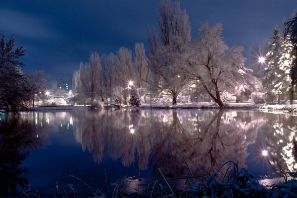 Снежная красота зимы