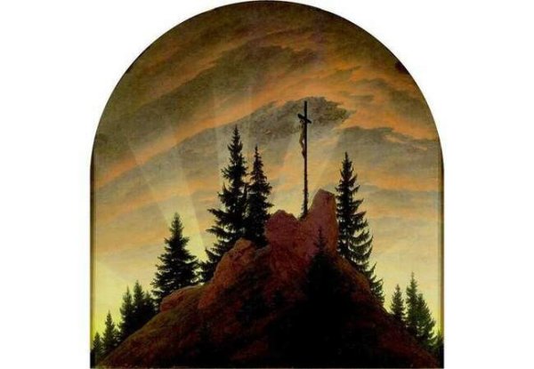 Каспар Давид Фридрих Landscape with Rainbow