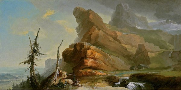 Художник Фридрих Каспар Давид скалы