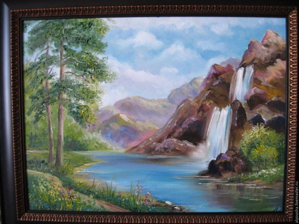 Пейзажи маслом на холсте