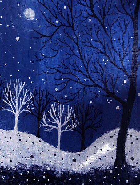 Рисование зима