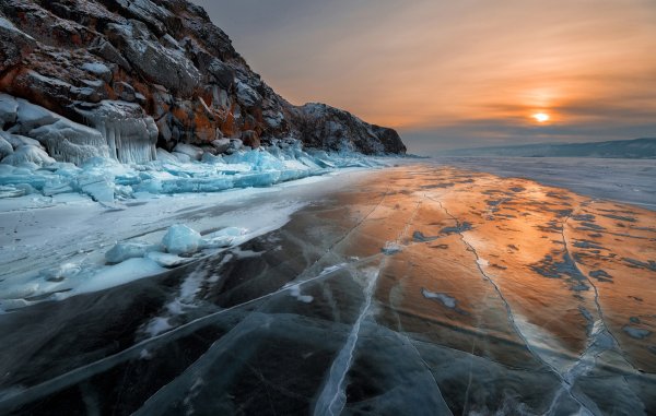 Ольхон Байкал зима