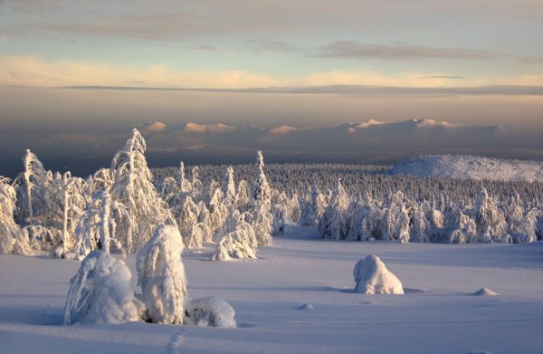 Ослянка Пермский край зимой