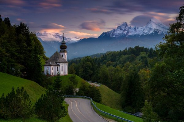 Баварские Альпы в Германии
