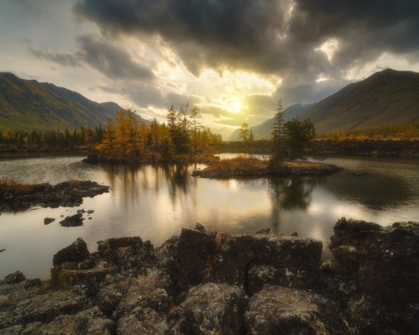 Долина лавовых озер Бурятия