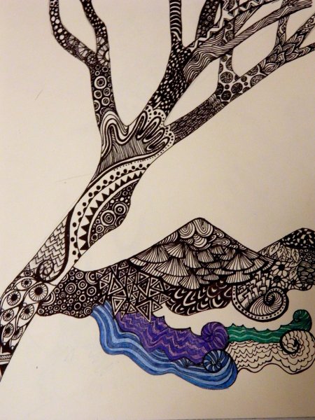 Бекка Крахула «Зентангл».