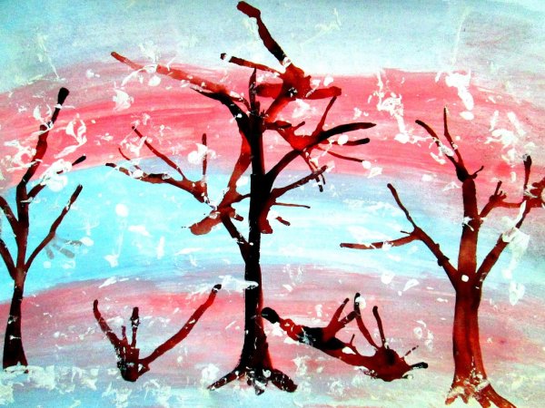 Рисование кляксография