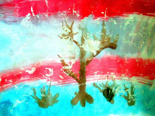 Кляксография зима