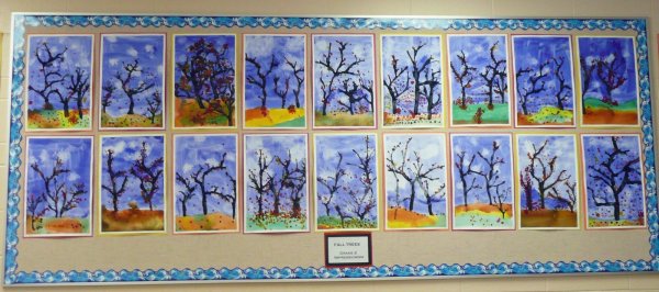 Кляксография зима