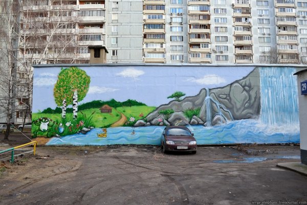 Граффити пейзаж