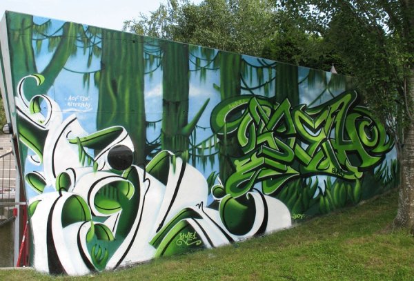 Граффити пейзаж