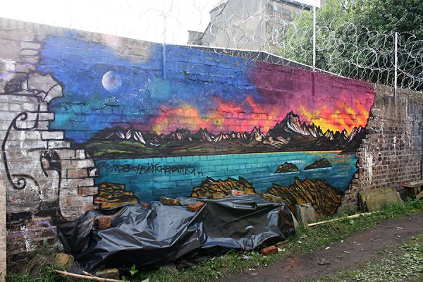 Граффити пейзаж