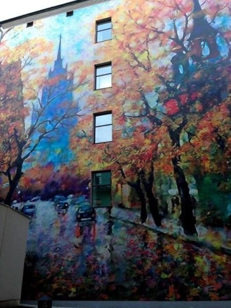 Красивые граффити пейзаж