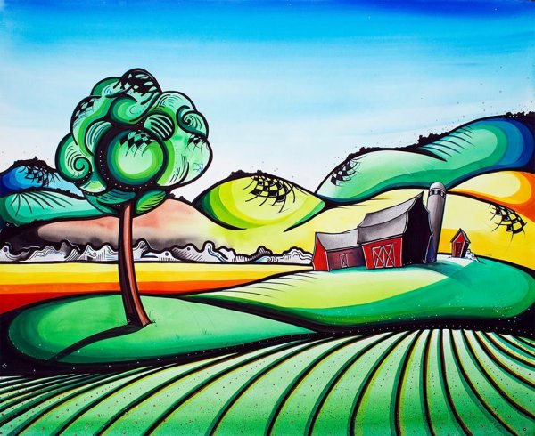 Стрит арт мурал