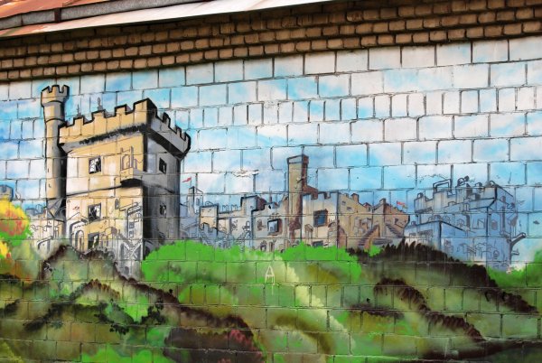 Роспись стен баллончиком