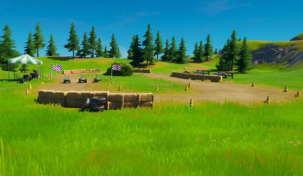 Fortnite поле гольфа