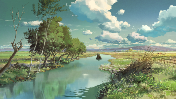 Хаяо Миядзаки пейзажи