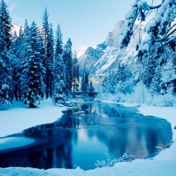 Зимние пейзажи для айфона