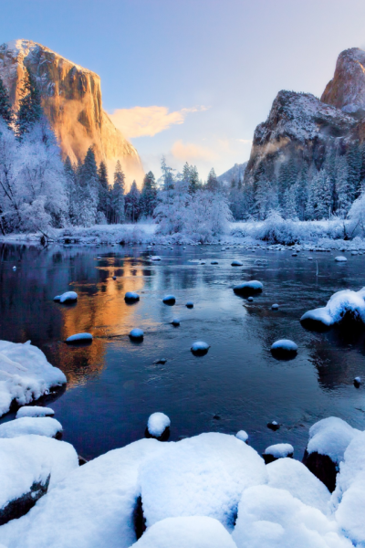 Снежная зима