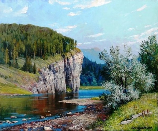 Уральские горы Башкирия живопись