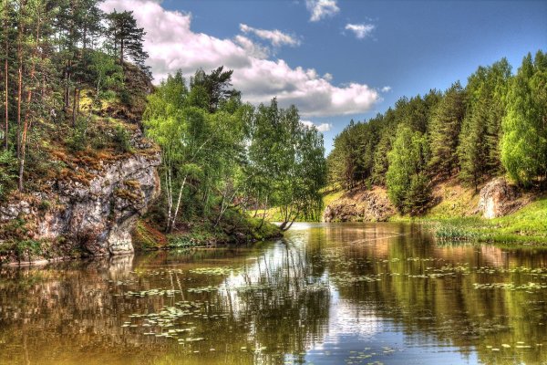 Художник Романов река Чусовая