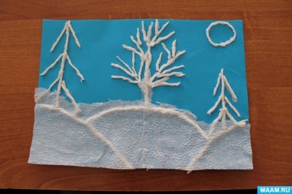 Аппликация Зимушка зима в старшей группе