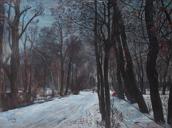 Исаак Израилевич Бродский зимние пейзажи