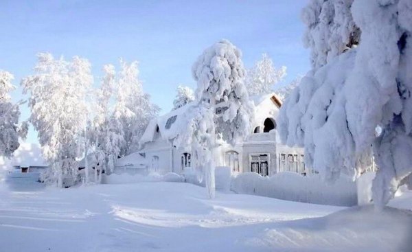 Белоснежная зима
