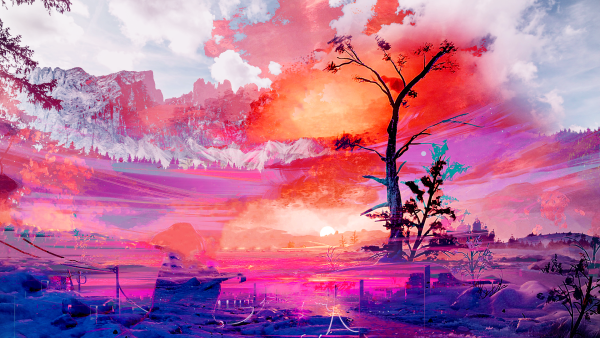 Аниме пейзаж