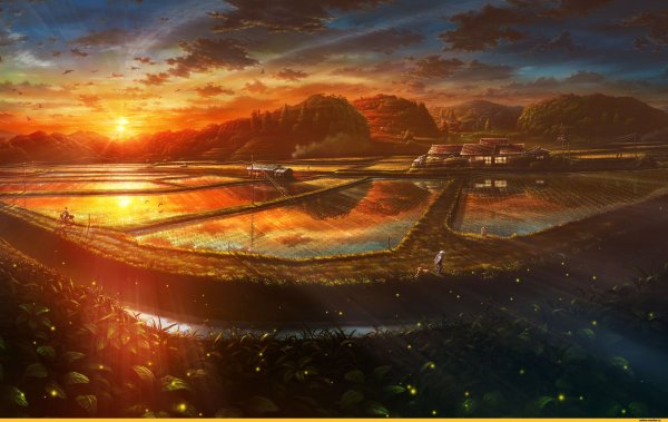 Аниме пейзаж