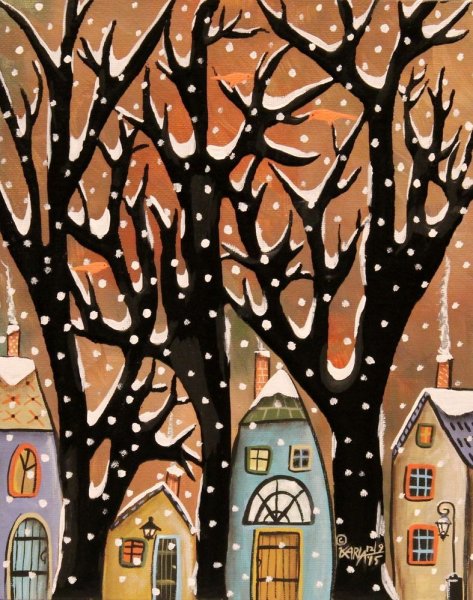 Зимние рисунки