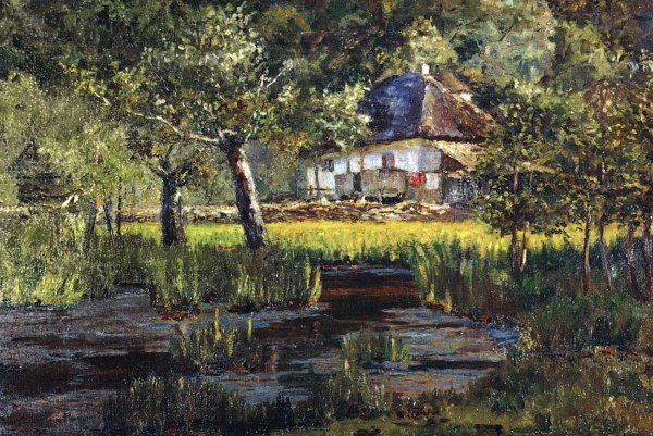 Исаак Левитан Тихая обитель картина