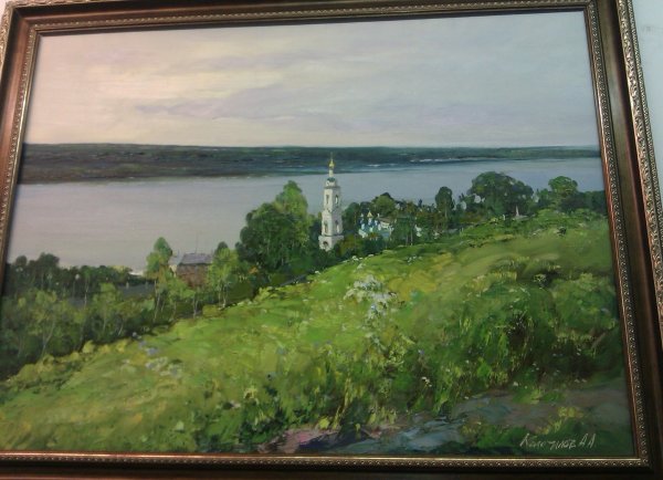 Софья Кувшинникова плёс пейзаж с Церковью