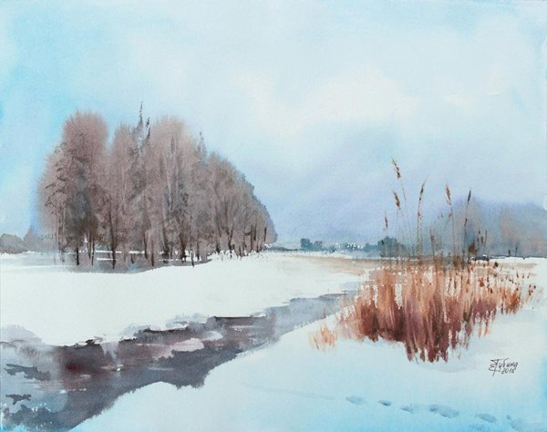 Уроки живописи акварелью