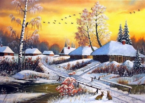 Живопись Николай Шумилкин пейзаж